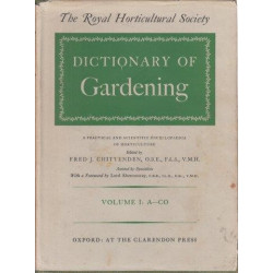 The Royal Horticultaral Society Dictionary of Gardening Vols. 1-4