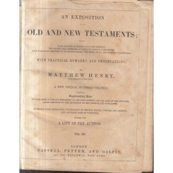 An Exposition Of The Old And New Testaments Vol. III ONLY