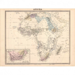 Map of Afrika (Hoffmann, 1875)